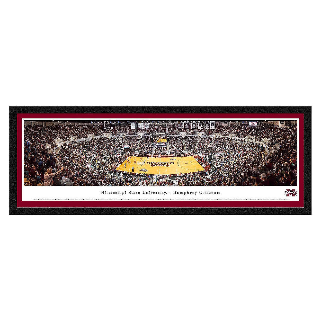 Blakeway Panoramas Mississippi State University Humphrey Coliseum Single Mat Select Framed Panoramic                             - view number 1