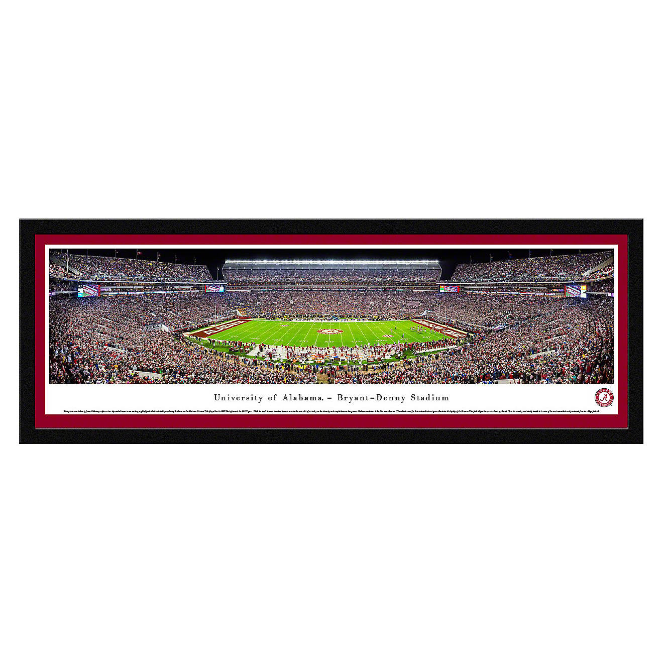 Blakeway Panoramas University of Alabama Bryant-Denny Stadium Single Mat Select Framed Panoramic Pri                             - view number 1