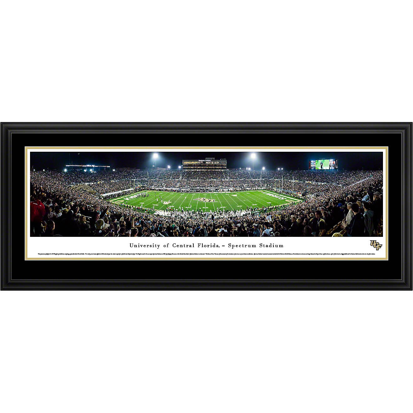 Blakeway Panoramas University of Central Florida Spectrum Stadium Double Mat Deluxe Framed Panoramic                             - view number 1