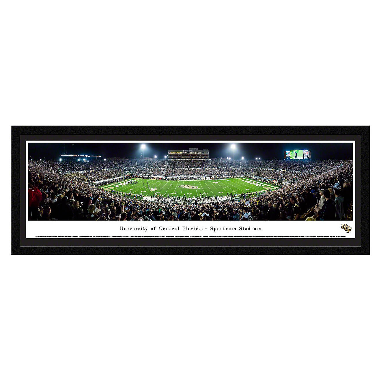 Blakeway Panoramas University of Central Florida Spectrum Stadium Single Mat Select Framed Panoramic                             - view number 1