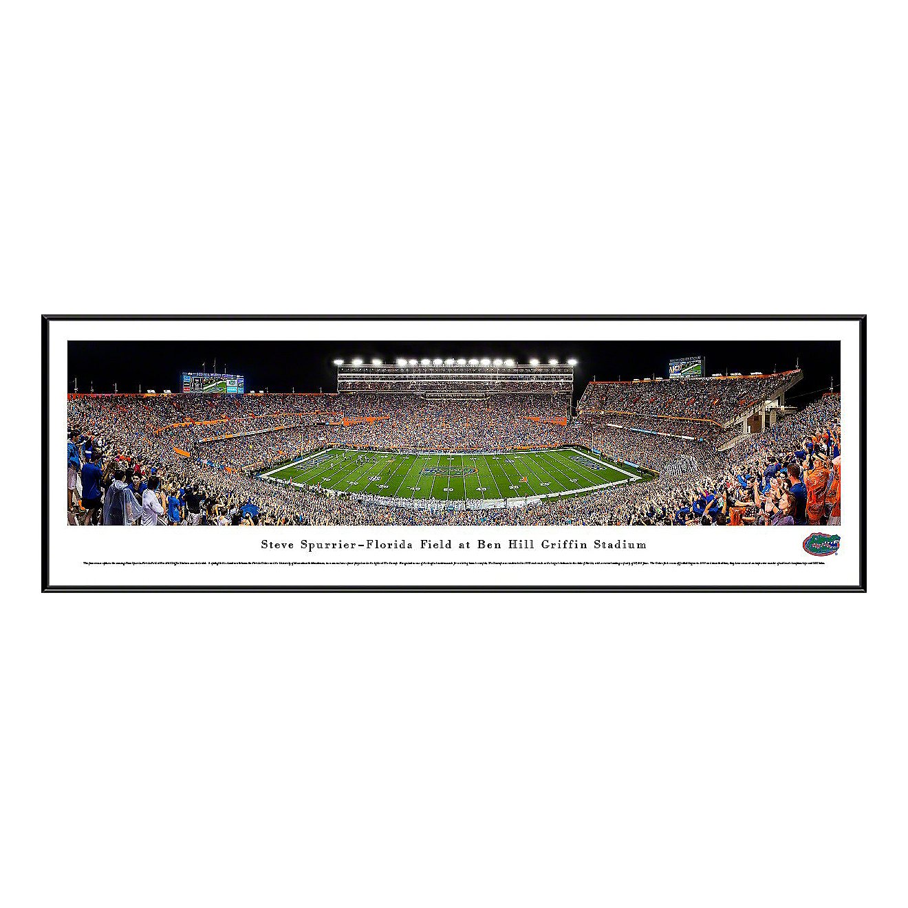 Blakeway Panoramas University of Florida Ben Hill Griffin Stadium Standard Frame Panoramic Print                                 - view number 1