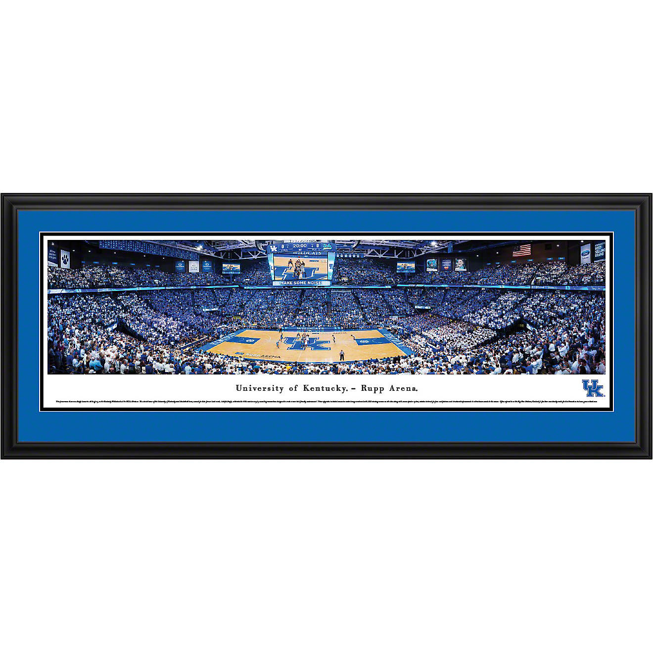Blakeway Panoramas University of Kentucky Rupp Arena Double Mat Deluxe Framed Panoramic Print                                    - view number 1