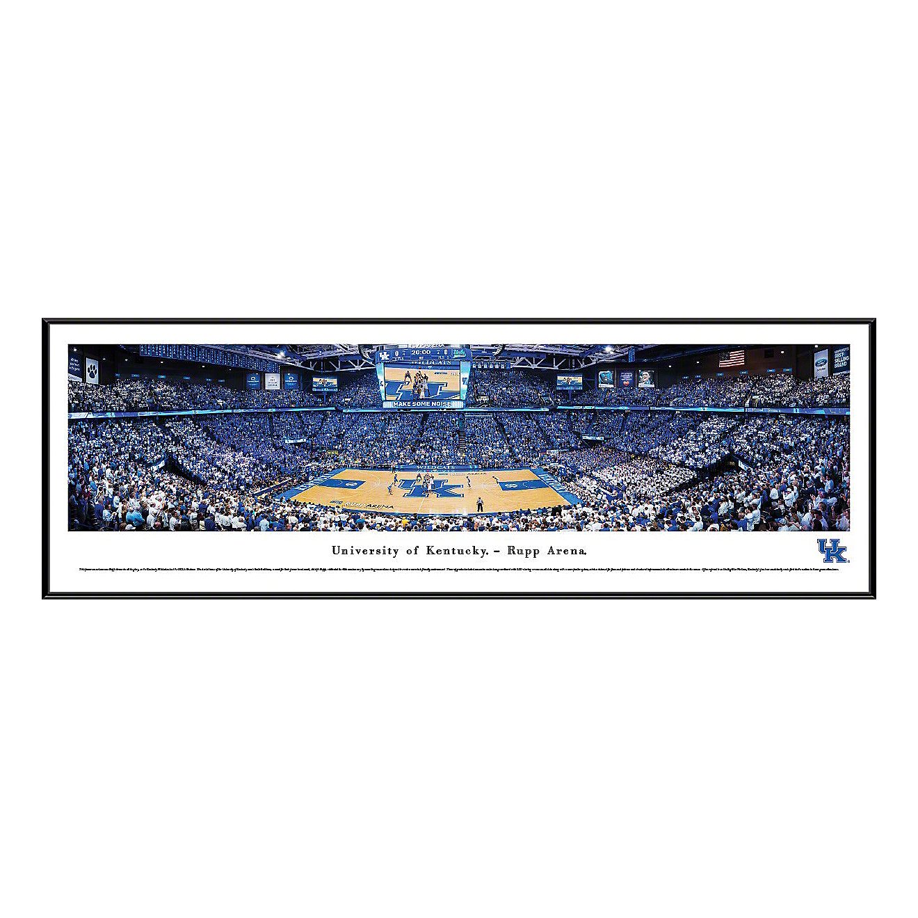 Blakeway Panoramas University of Kentucky Rupp Arena Standard Framed Panoramic Print                                             - view number 1