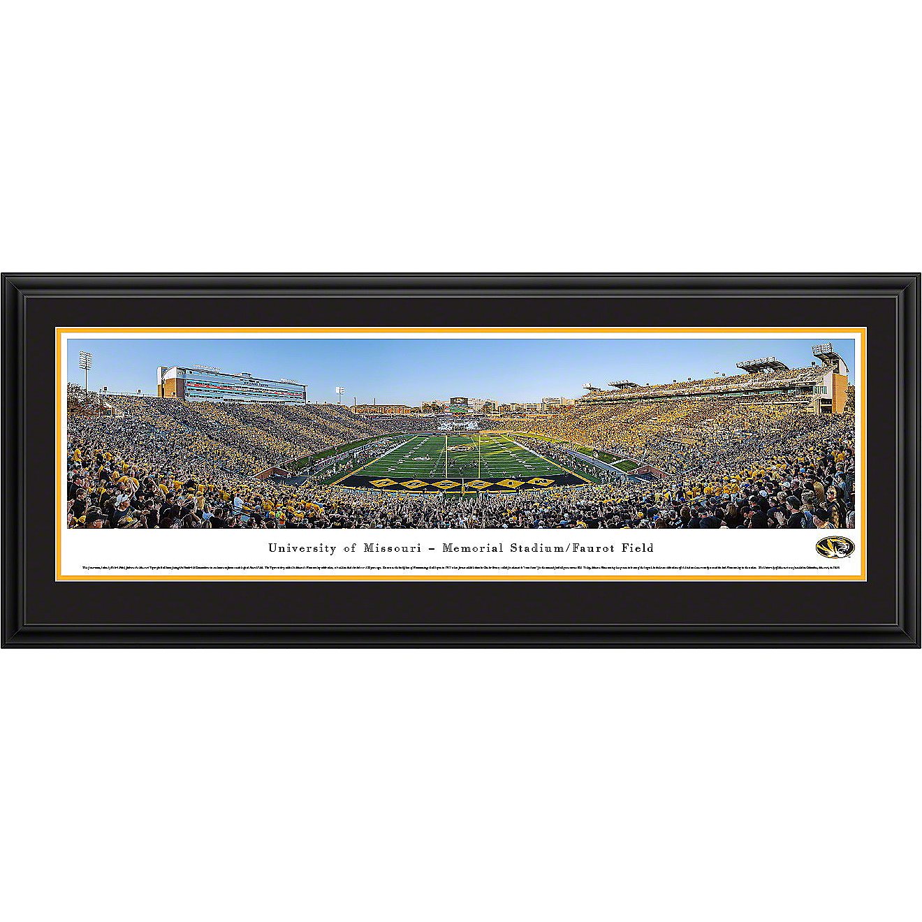 Blakeway Panoramas University of Missouri Faurot Field Double Mat Deluxe Framed Panoramic Print                                  - view number 1