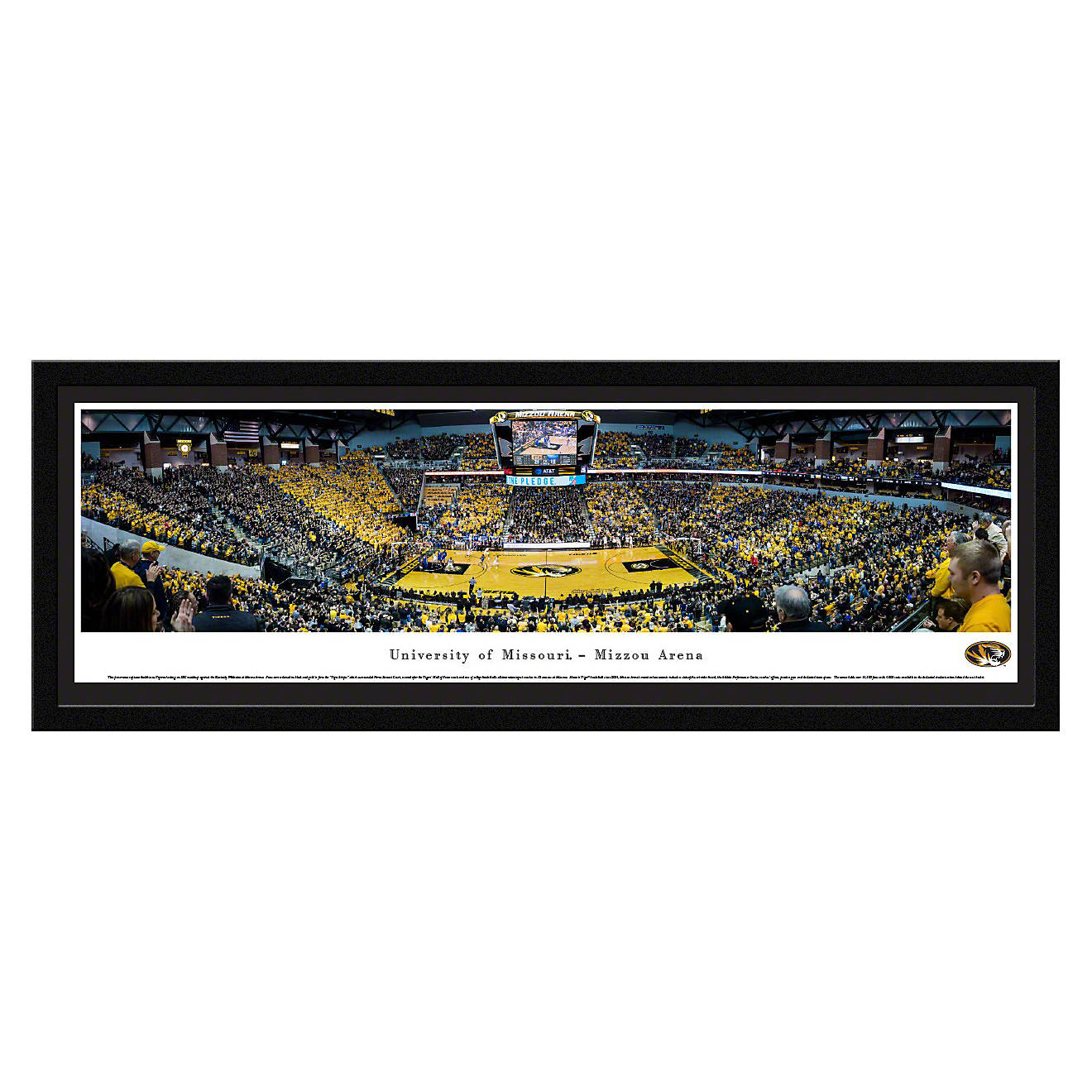 Blakeway Panoramas University of Missouri Mizzou Arena Single Mat Select Framed Panoramic Print                                  - view number 1