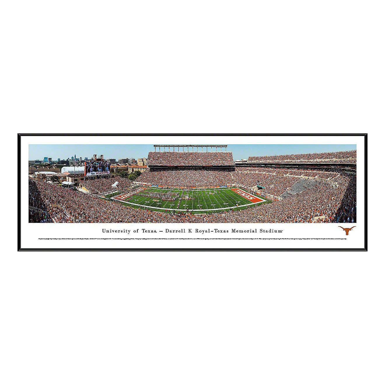 Blakeway Panoramas University of Texas Darrell K. Royal Texas Memorial Stadium Standard Frame Panora                             - view number 1