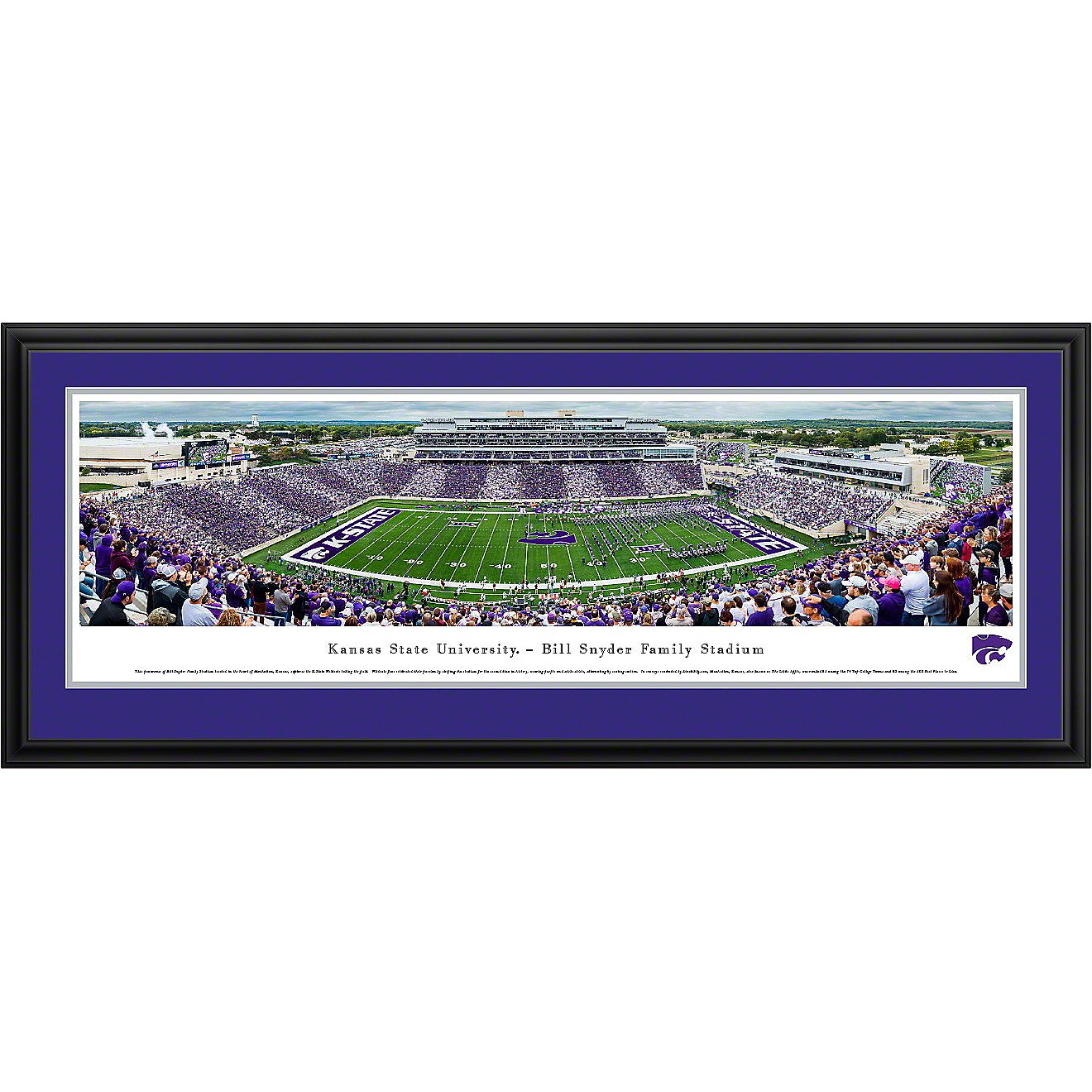 Blakeway Panoramas Kansas State University Bill Snyder Family Stadium Double Mat Deluxe Framed Panor                             - view number 1