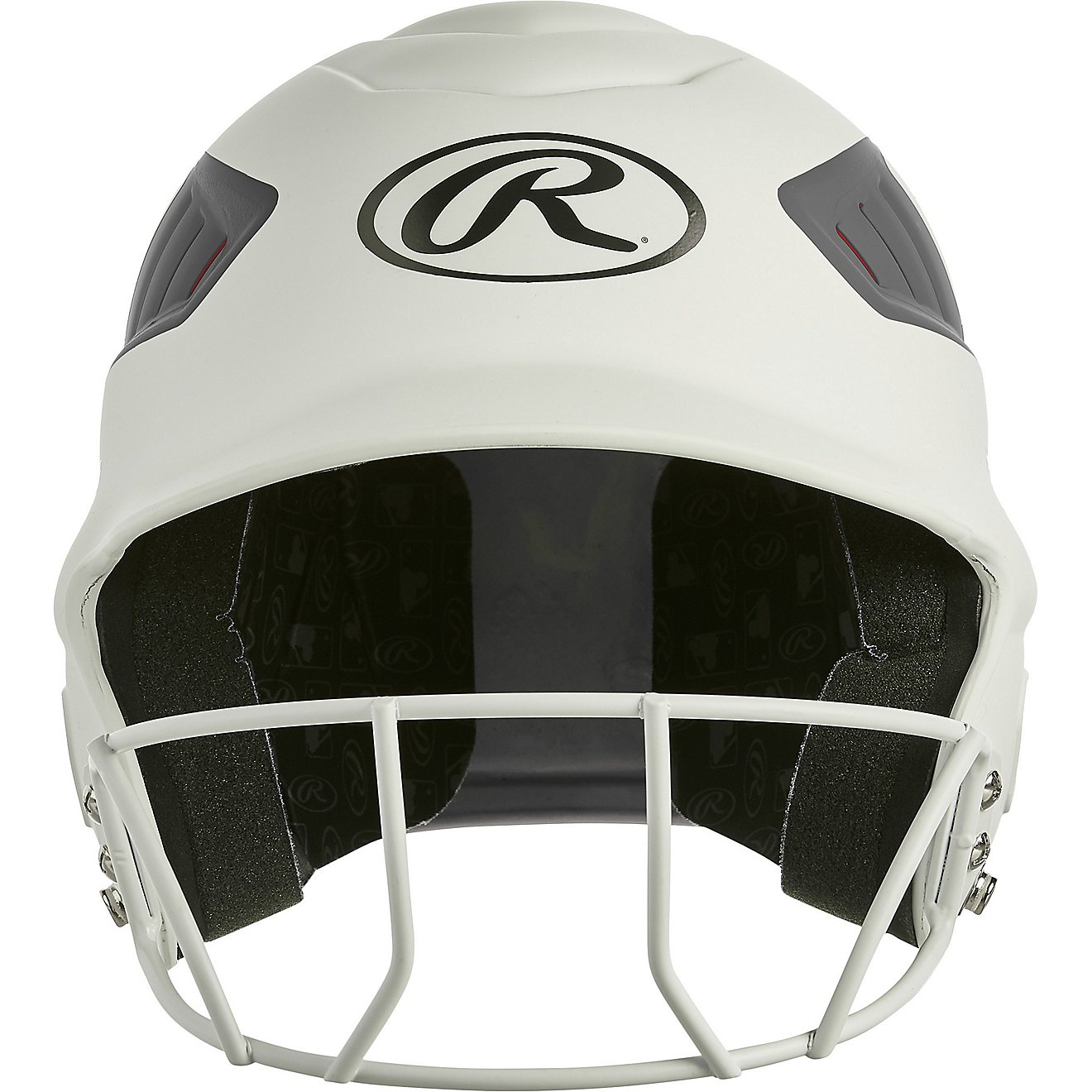 Rawlings Girls' Coolflo Fast-Pitch 2-Tone Matte Batting Helmet                                                                   - view number 1