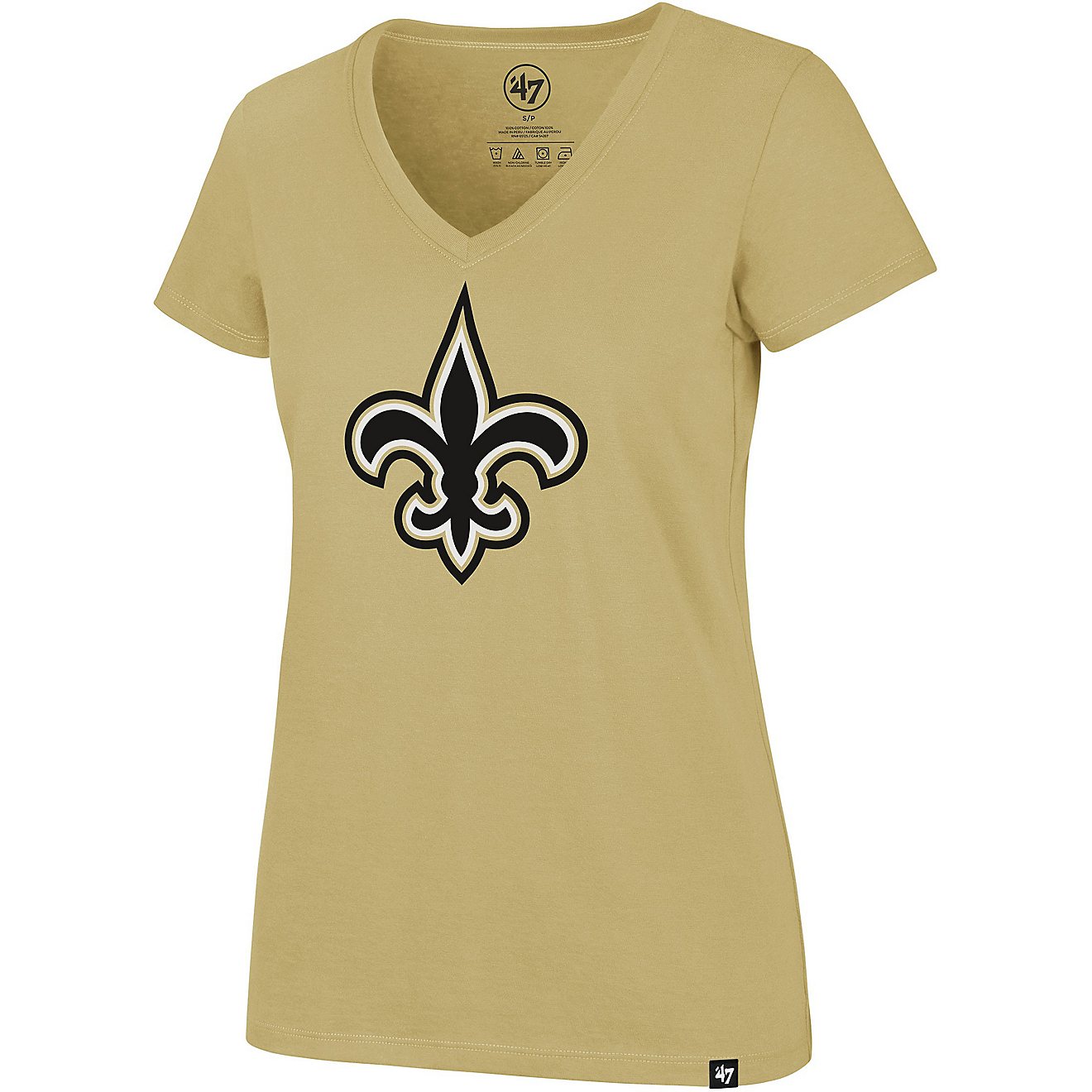 '47 New Orleans Saints Women's Geaux Imprint Ultra Rival T-shirt                                                                 - view number 1