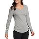 Dickies Women's Plus Size Long Sleeve Henley Shirt                                                                               - view number 1 image