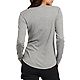 Dickies Women's Plus Size Long Sleeve Henley Shirt                                                                               - view number 2 image