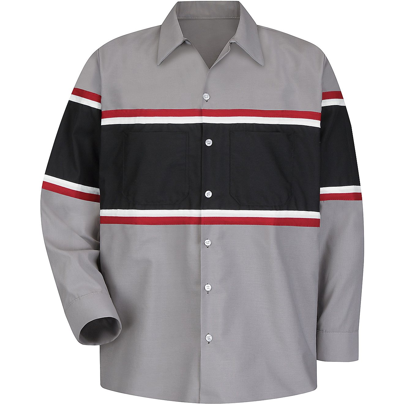 Red Kap Men's Long Sleeve Technician Shirt                                                                                       - view number 1