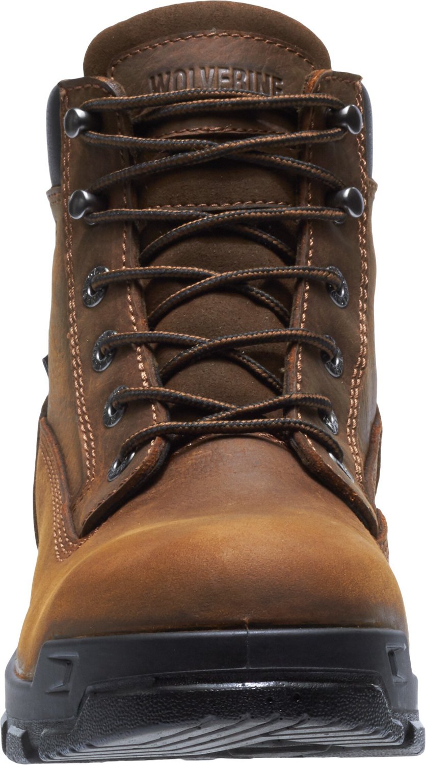 wolverine steel toe lace up boots