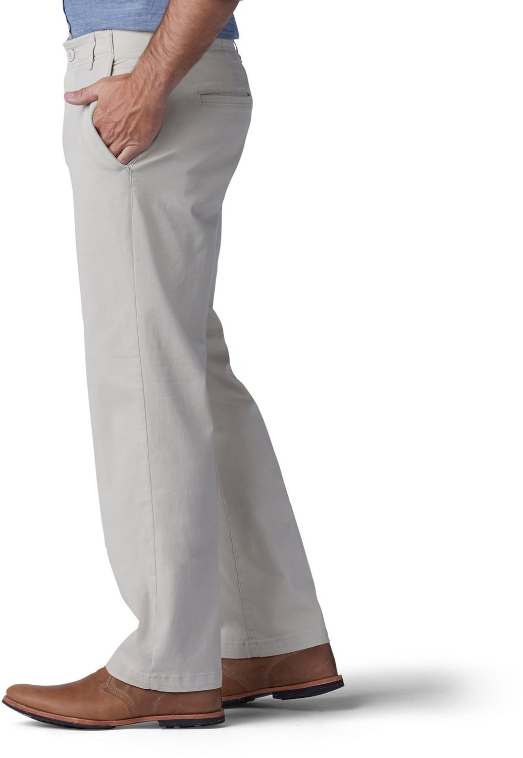 Lee Men S Extreme Comfort Khaki Pants Academy