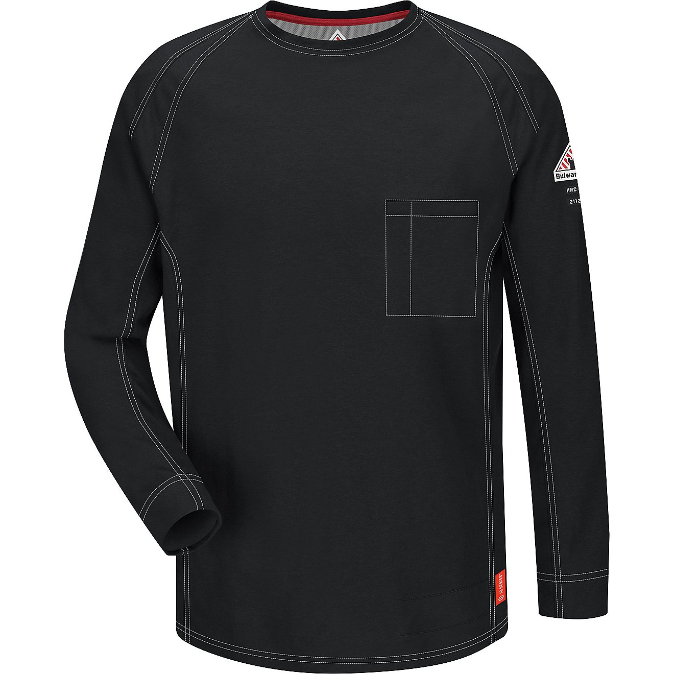 Bulwark Men's iQ Series Flame Resistant Long Sleeve T-shirt                                                                      - view number 1