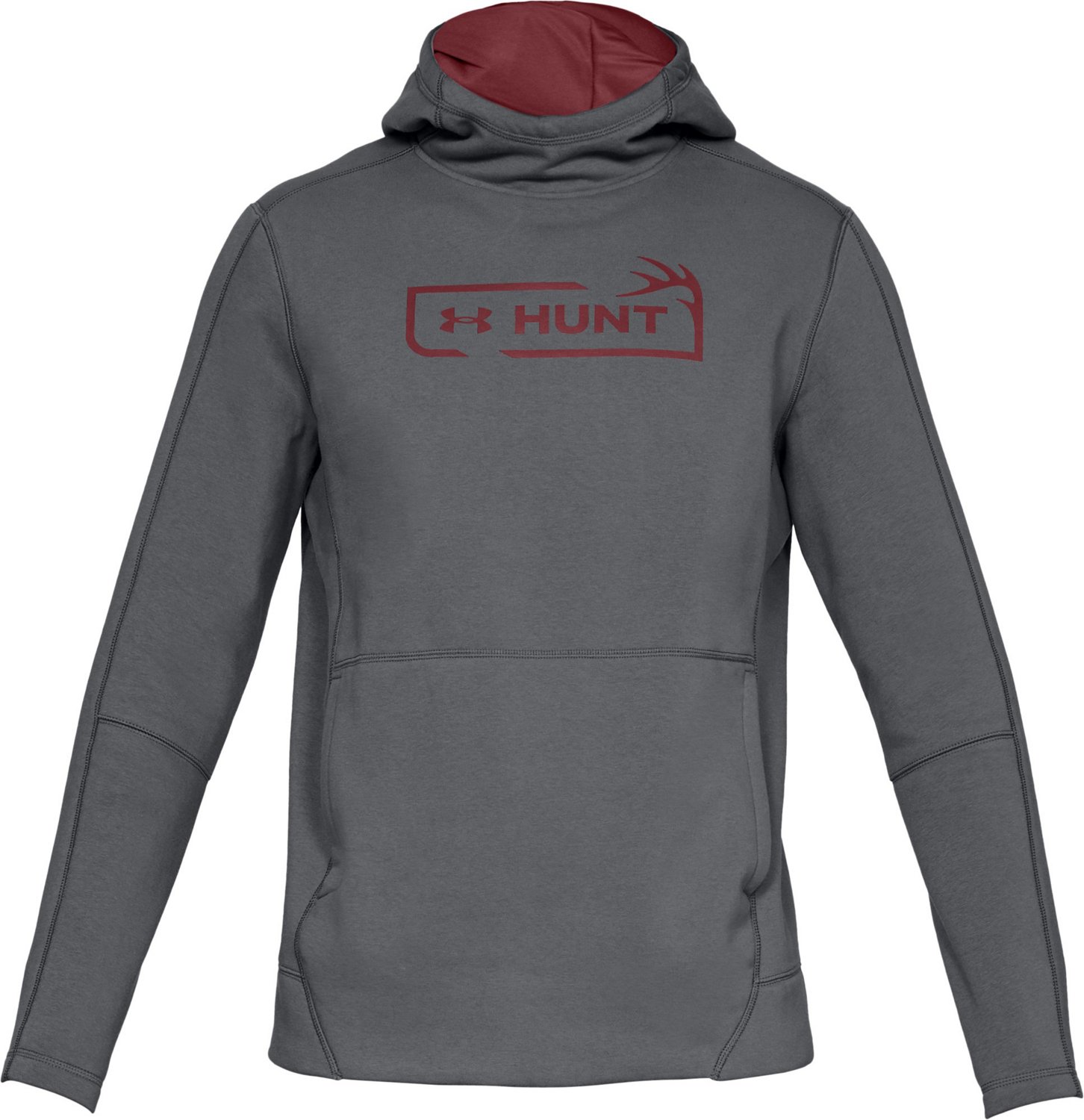 Under Armour Men's MicroThread Hunt Logo Hoodie Academy