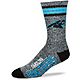 For Bare Feet Carolina Panthers Got Marbled Socks                                                                                - view number 1 image