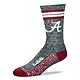 For Bare Feet University of Alabama Got Marbled Crew Socks                                                                       - view number 1 image