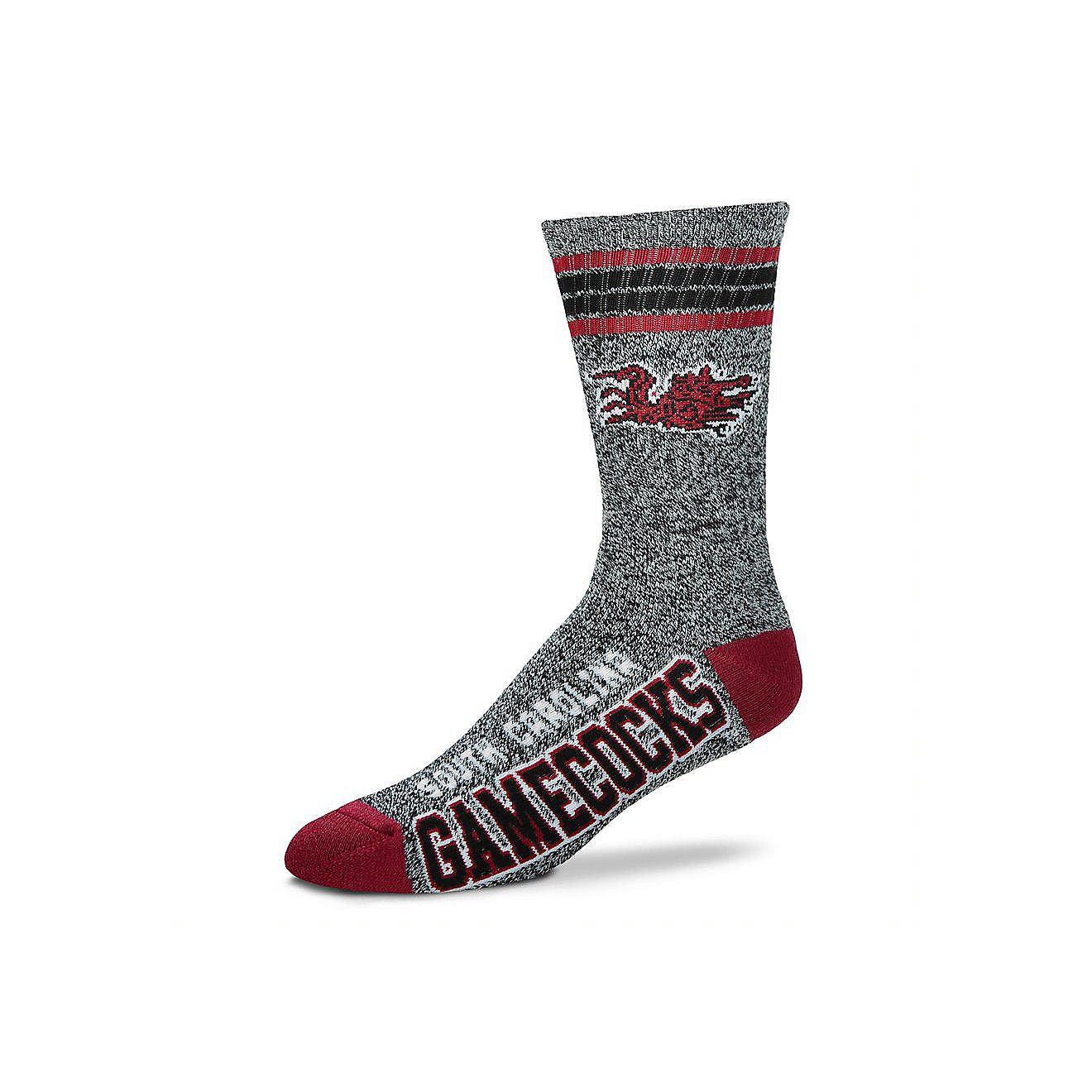 For Bare Feet University of South Carolina Got Marbled Crew Socks                                                                - view number 1