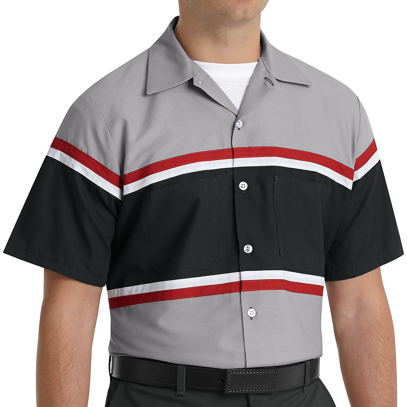 Red Kap Men's Short Sleeve Technician Shirt                                                                                      - view number 1