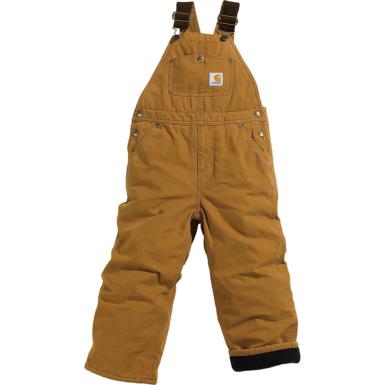 Carhartt Boys' Quilt Lined Duck Overalls                                                                                         - view number 1