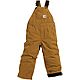 Carhartt Boys' Quilt Lined Duck Overalls                                                                                         - view number 1 image
