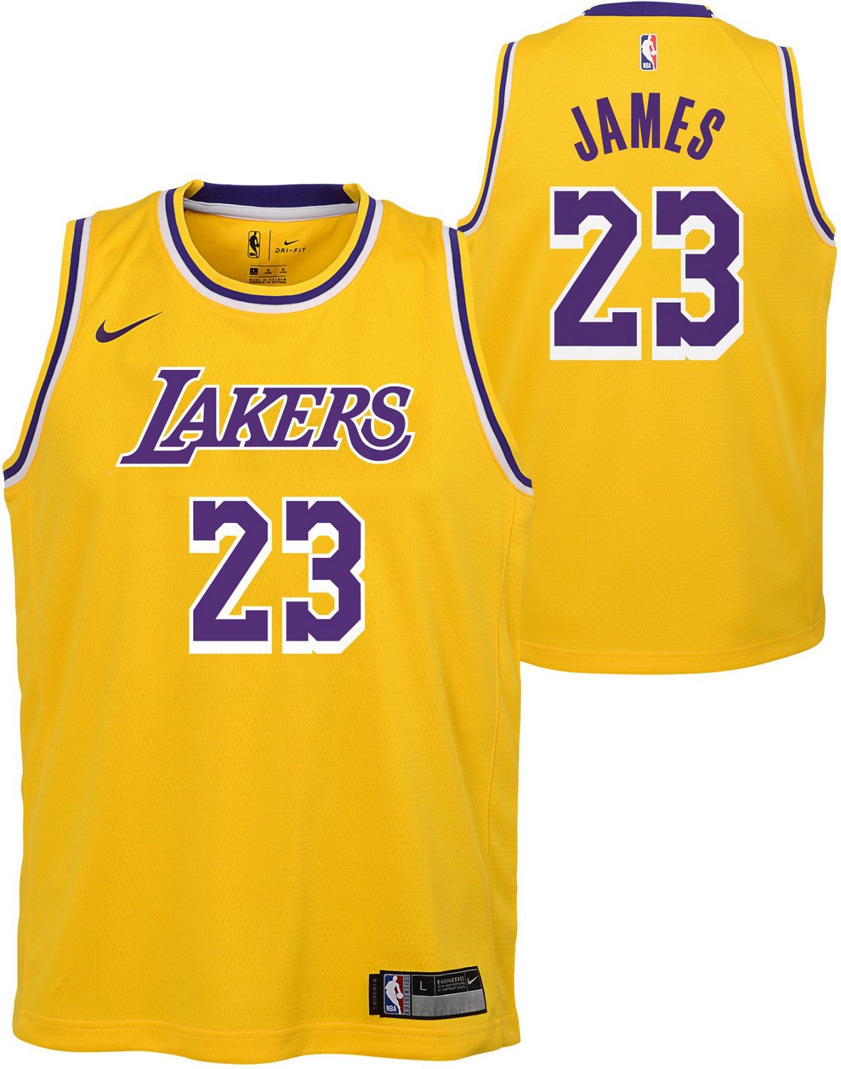 boys lebron lakers jersey