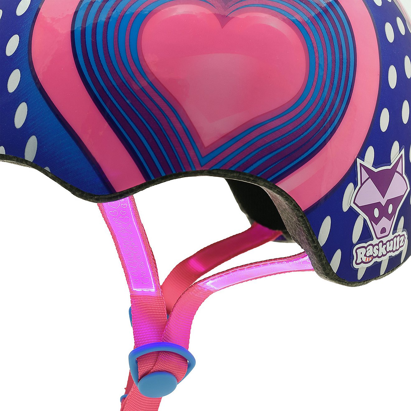 Raskullz Kids' Hearts LED Light-Up Bike Helmet                                                                                   - view number 9