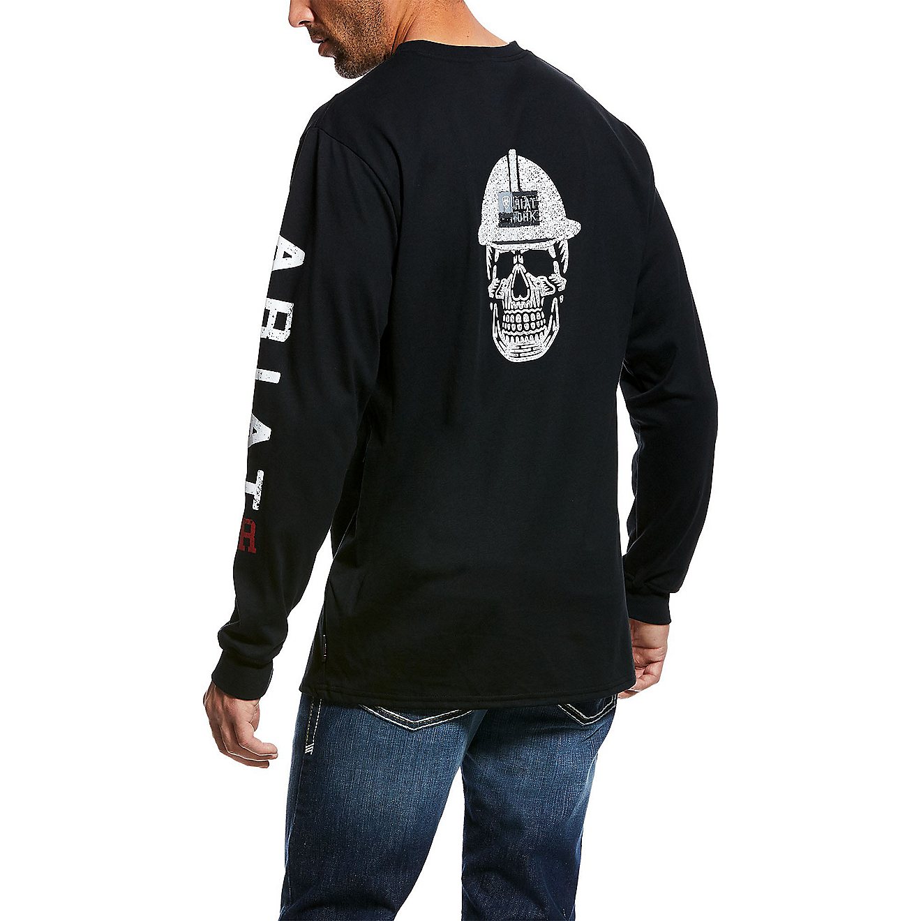 Ariat Men's FR Roughneck Skull Logo Work T-shirt                                                                                 - view number 1
