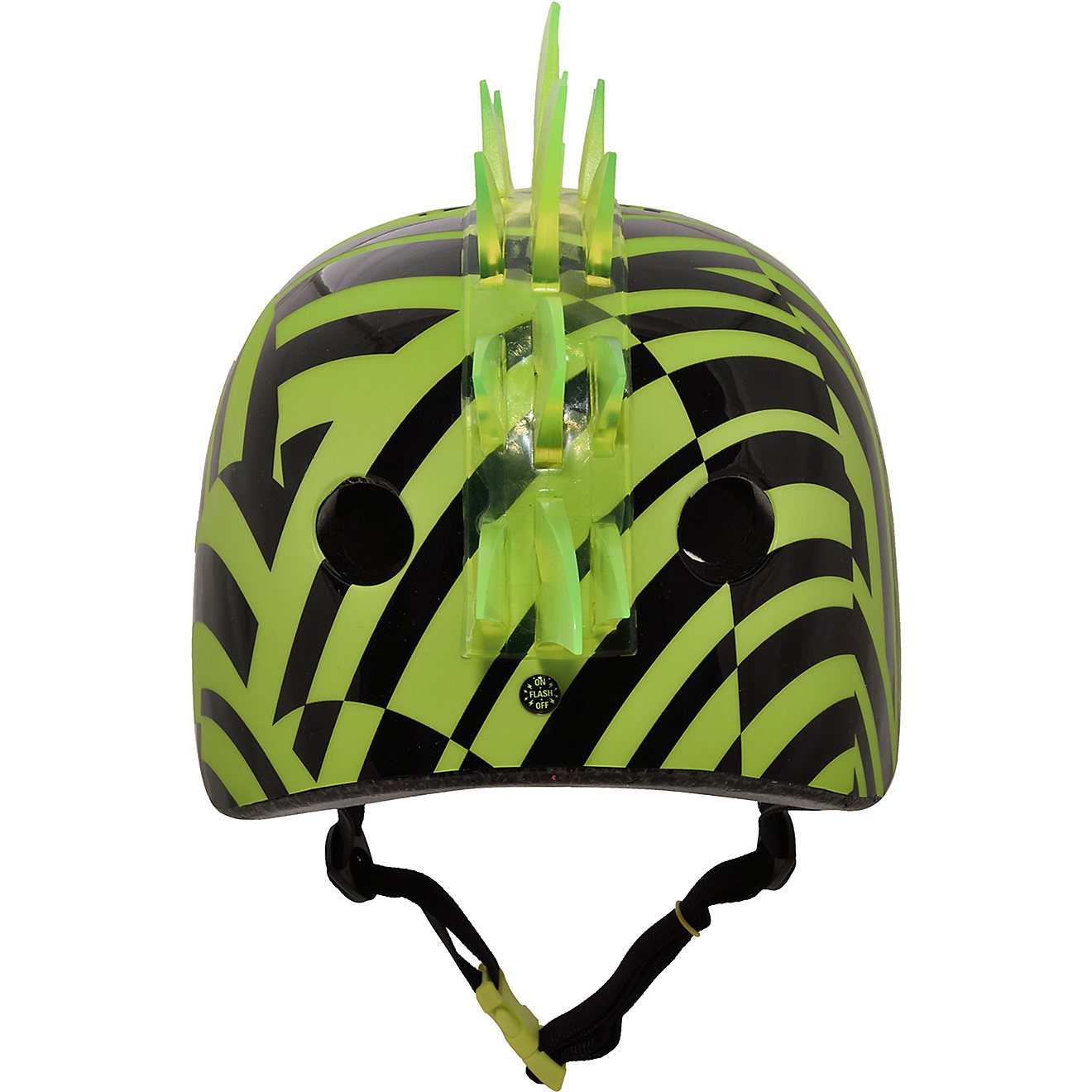 Krash Dazzle Green Mohawk Helmet with LED Lights Youth 8+ (54-58 cm)                                                             - view number 6
