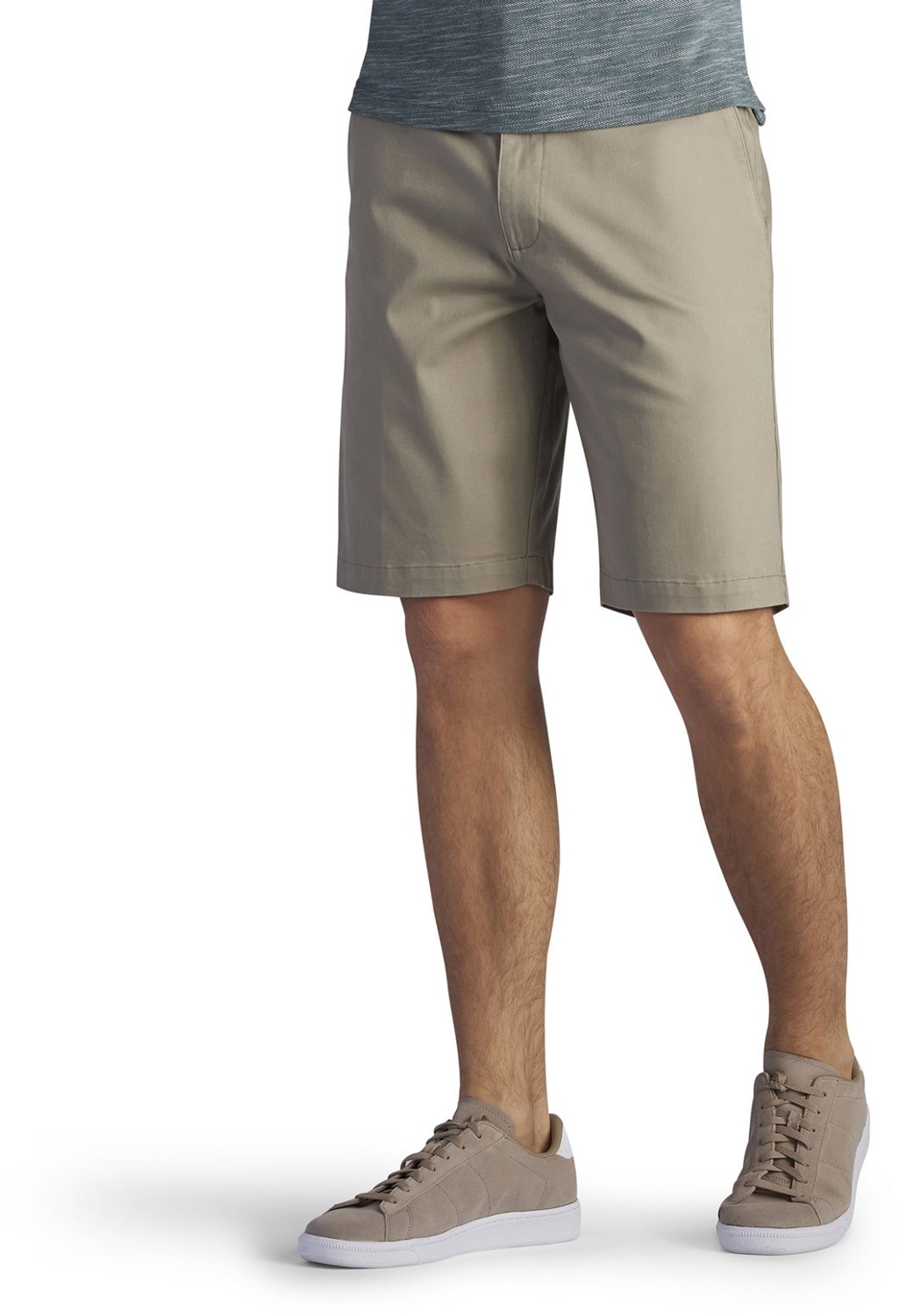 lee extreme comfort flat front shorts