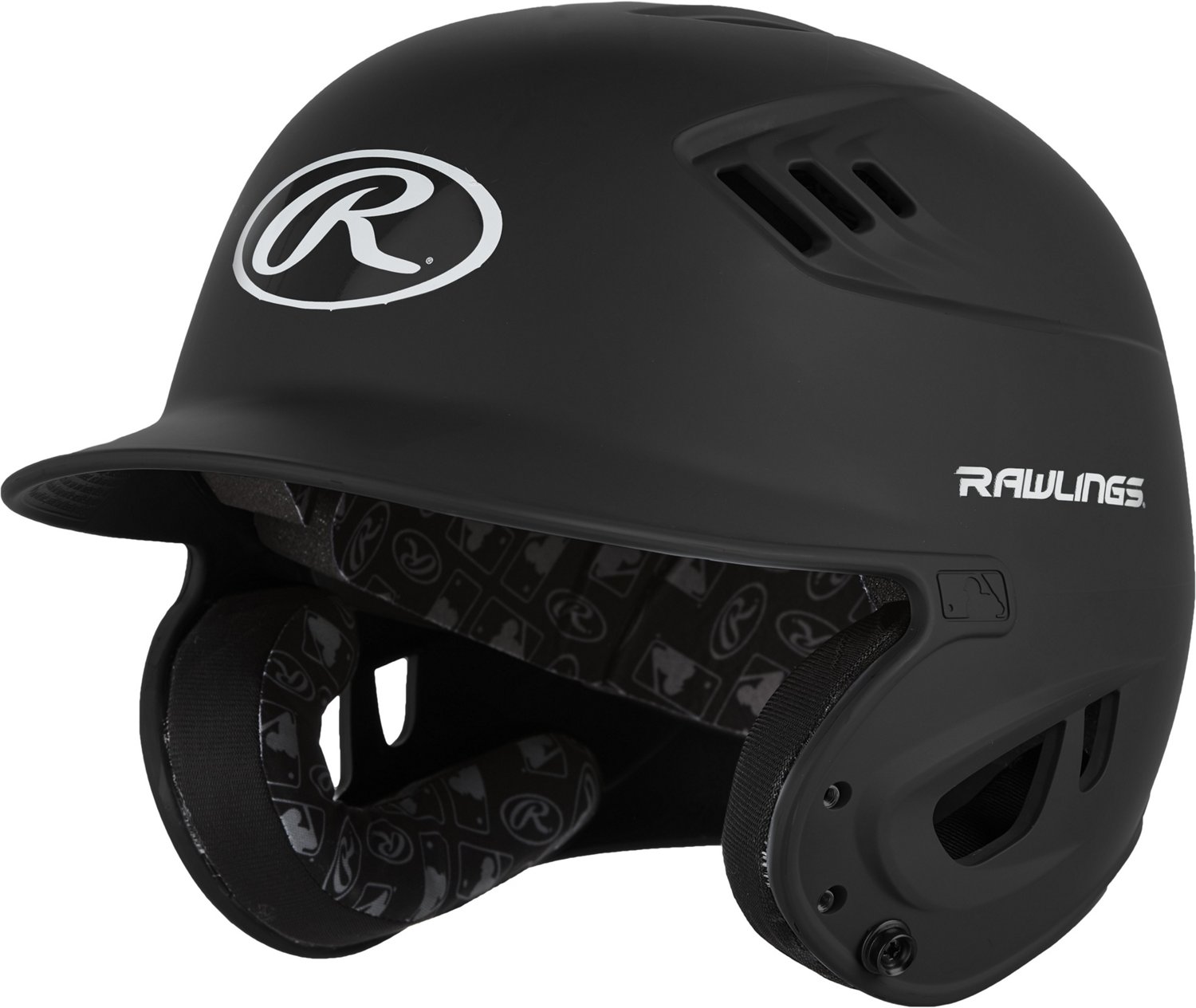 Rawlings Juniors' R16 Matte Finished Batting Helmet Academy