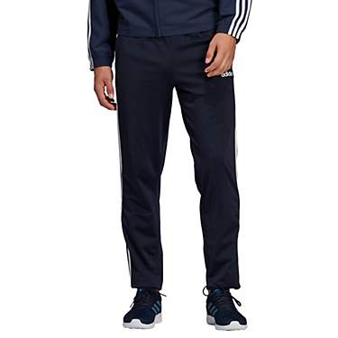 adidas Men's Essentials 3-Stripes Tricot Tapered Pants                                                                          
