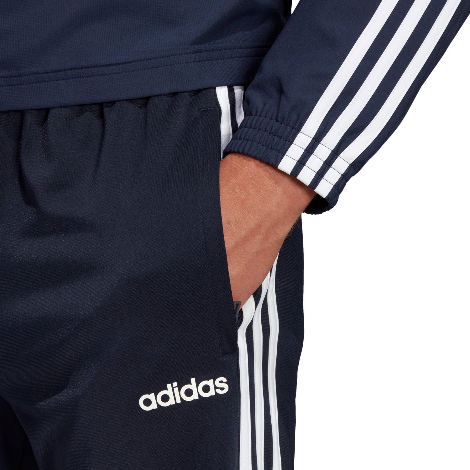 essentials 3 stripes tapered cuffed joggers