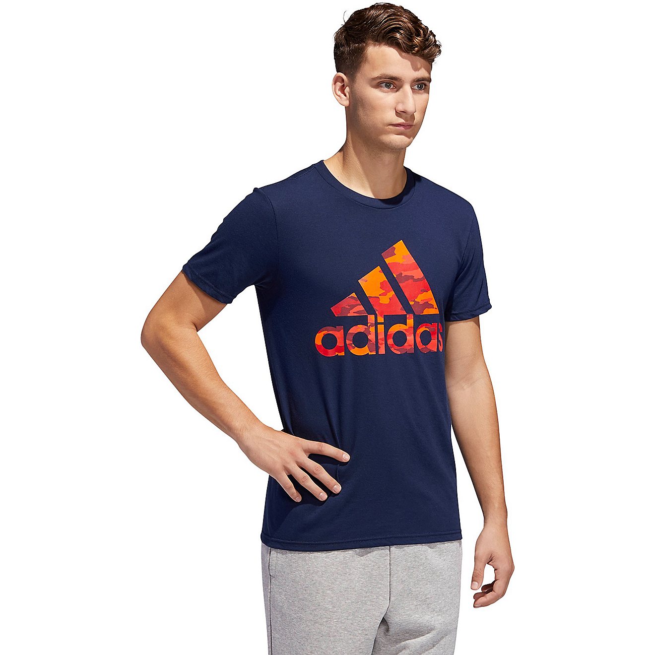 adidas Men's BOS Camo Logo T-shirt                                                                                               - view number 9
