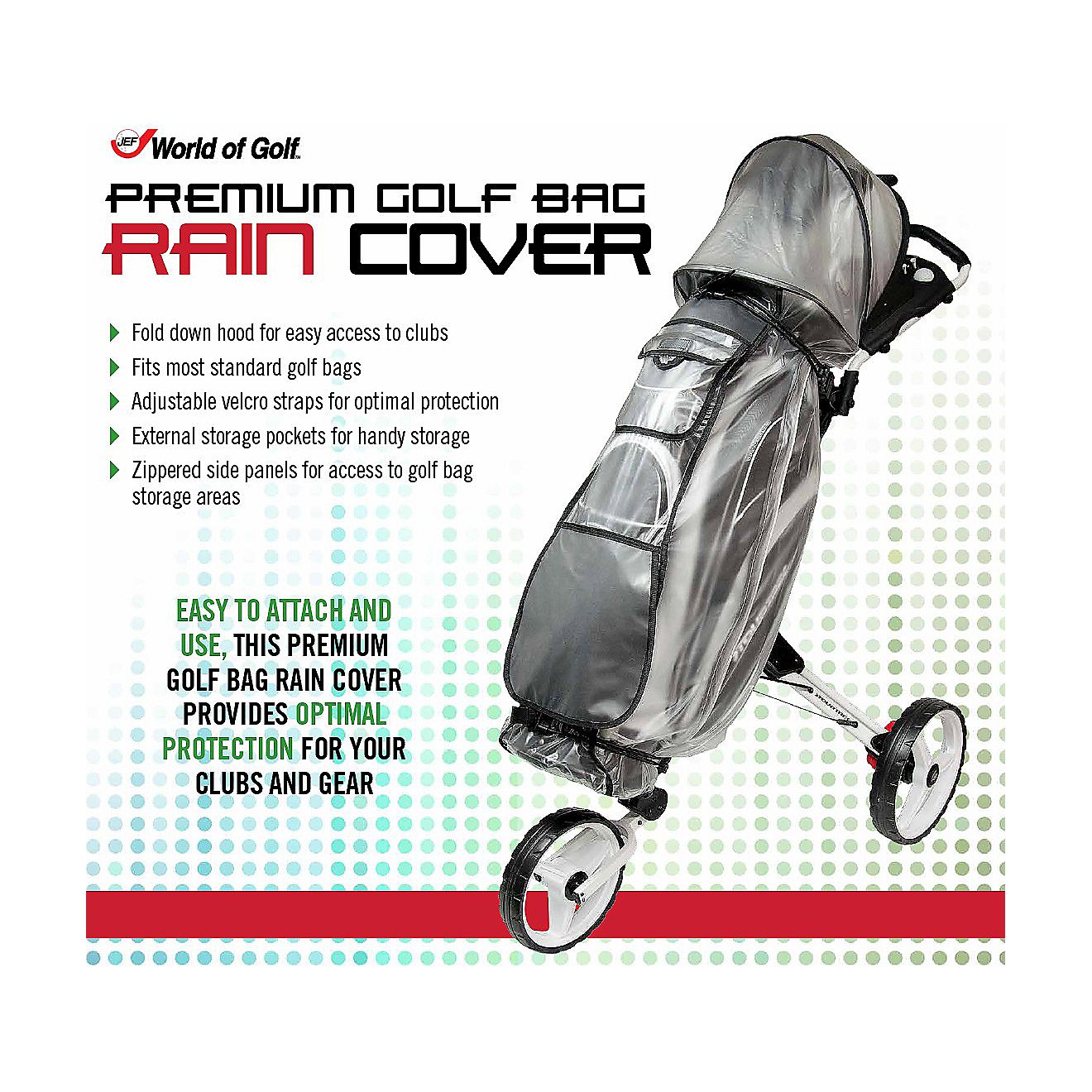 JEF World of Golf Bag Rain Cover                                                                                                 - view number 2