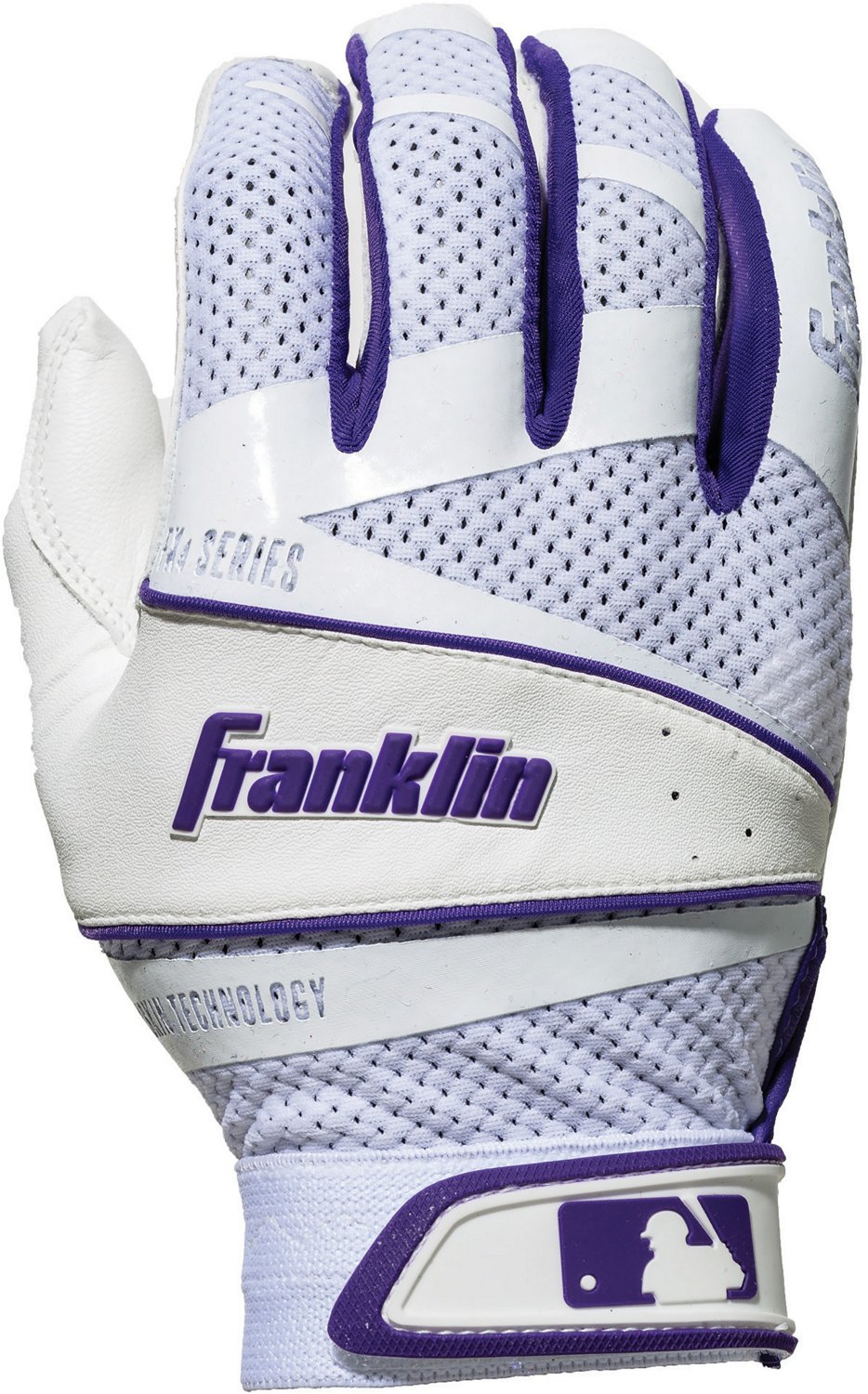 womens purple batting gloves