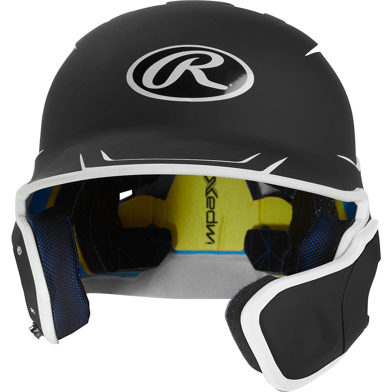 Rawlings Boys' Senior League Mach 2-Tone Batting Helmet with EXT Flap                                                            - view number 1