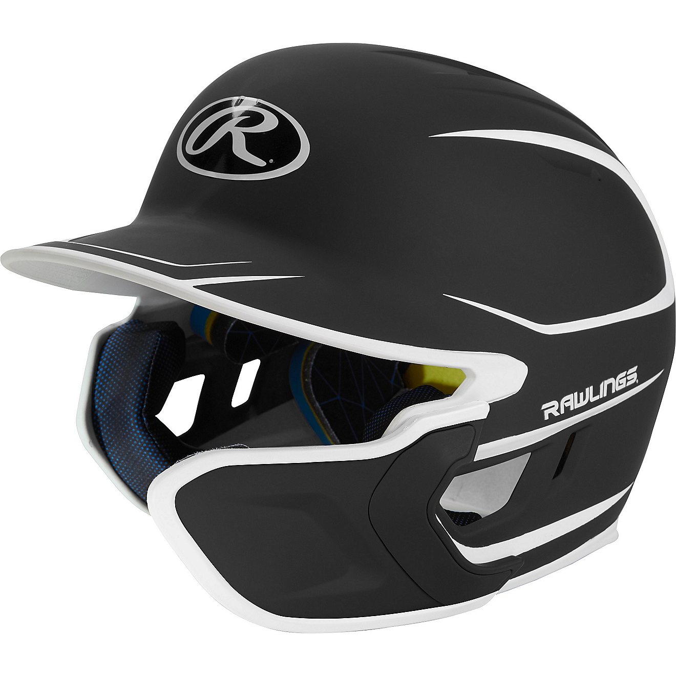Rawlings Boys' Senior League Mach 2-Tone Batting Helmet with EXT Flap                                                            - view number 4