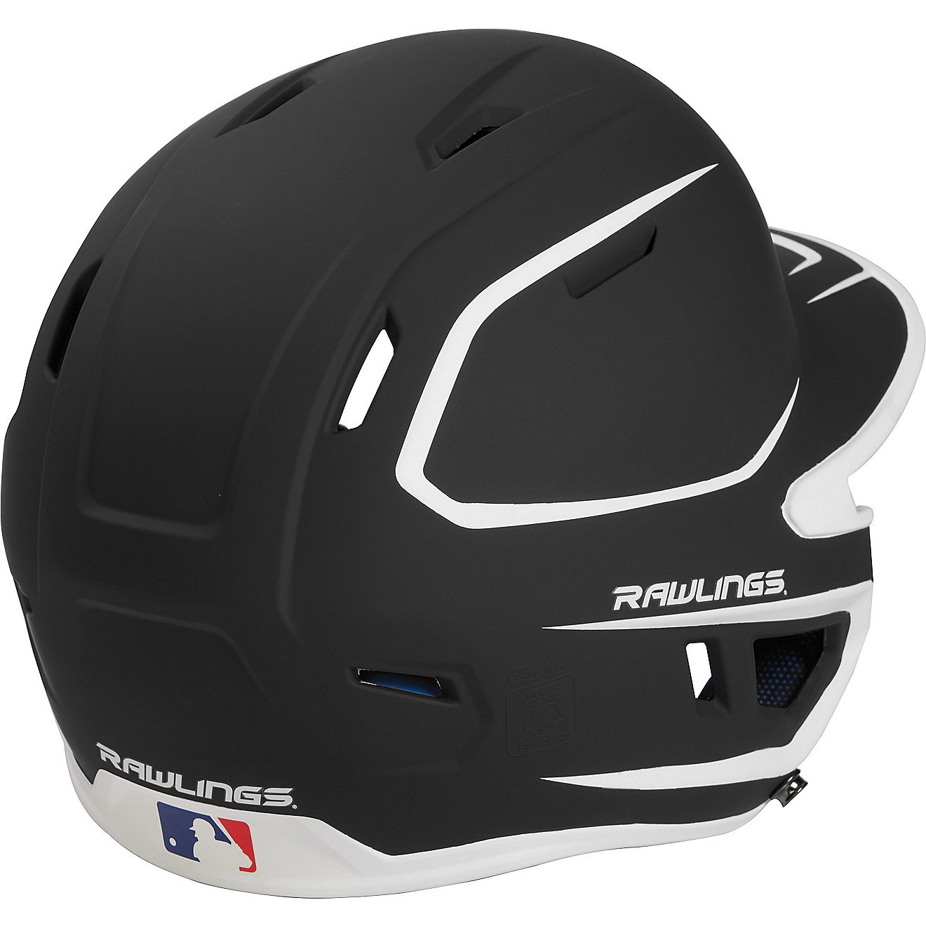 Rawlings Boys' Mach Junior 2-Tone Batting Helmet with EXT Flap                                                                   - view number 7