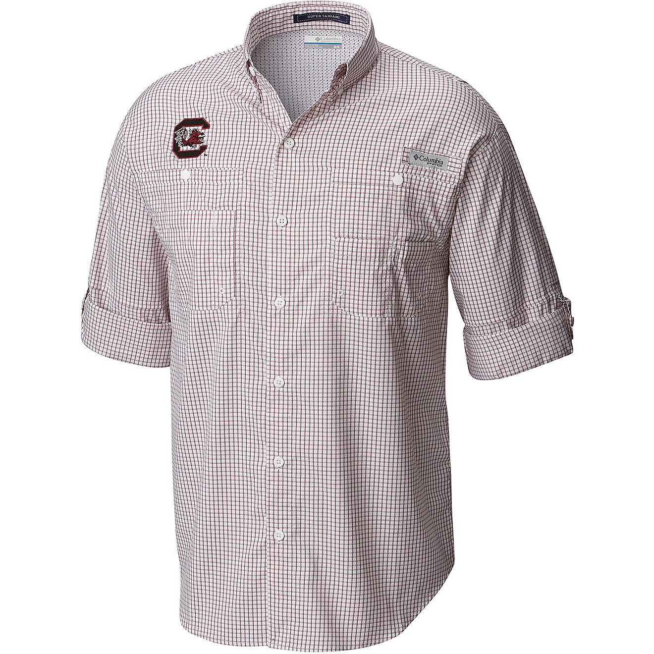Columbia Sportswear Men's University of South Carolina Super Tamiami Long Sleeve Shirt                                           - view number 3