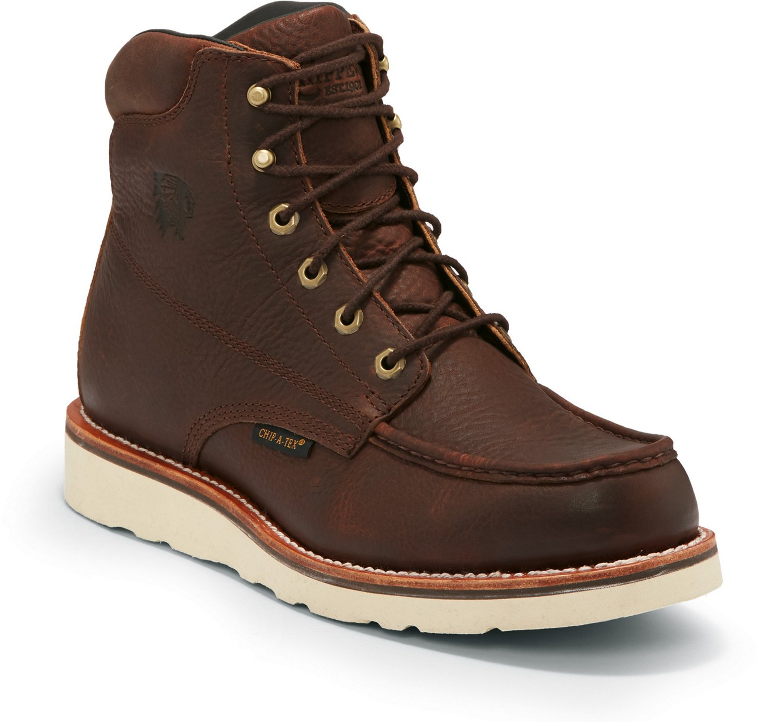 Chippewa Boots Men's 6 in Waterproof Mocc Toe Boots | Academy