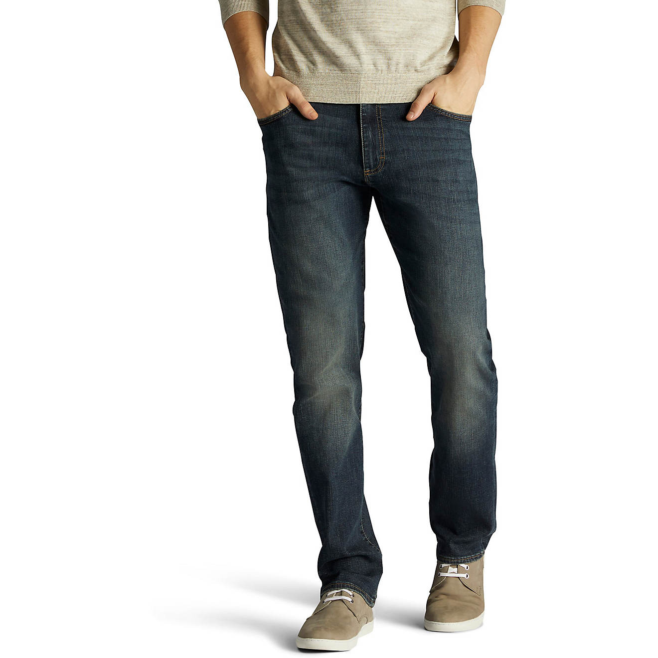 Lee Men's Extreme Motion Straight Fit Tapered Leg Jeans                                                                          - view number 1