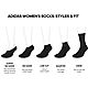 adidas Women's Cushioned II Low Cut Socks 3 Pack                                                                                 - view number 2 image
