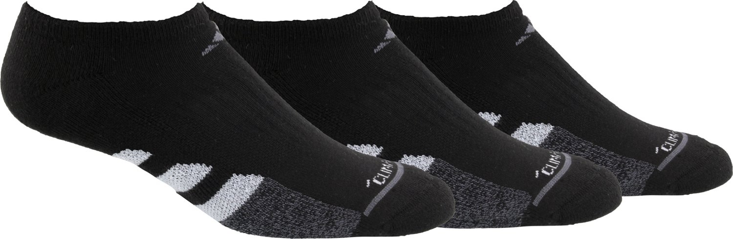 adidas Women's Cushioned II No Show Socks 3 Pack Academy