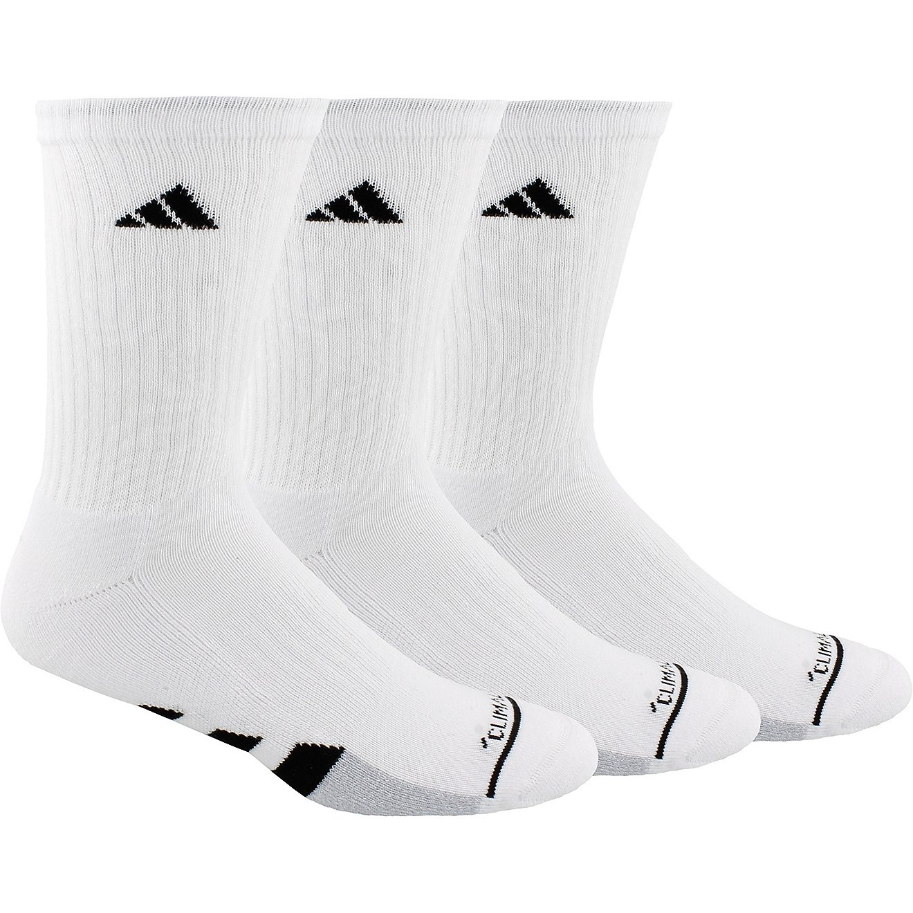 adidas Men's Cushioned II Crew Socks 3 Pack                                                                                      - view number 1