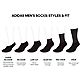 adidas Men's Cushioned II Low Cut Socks 3 Pack                                                                                   - view number 2 image