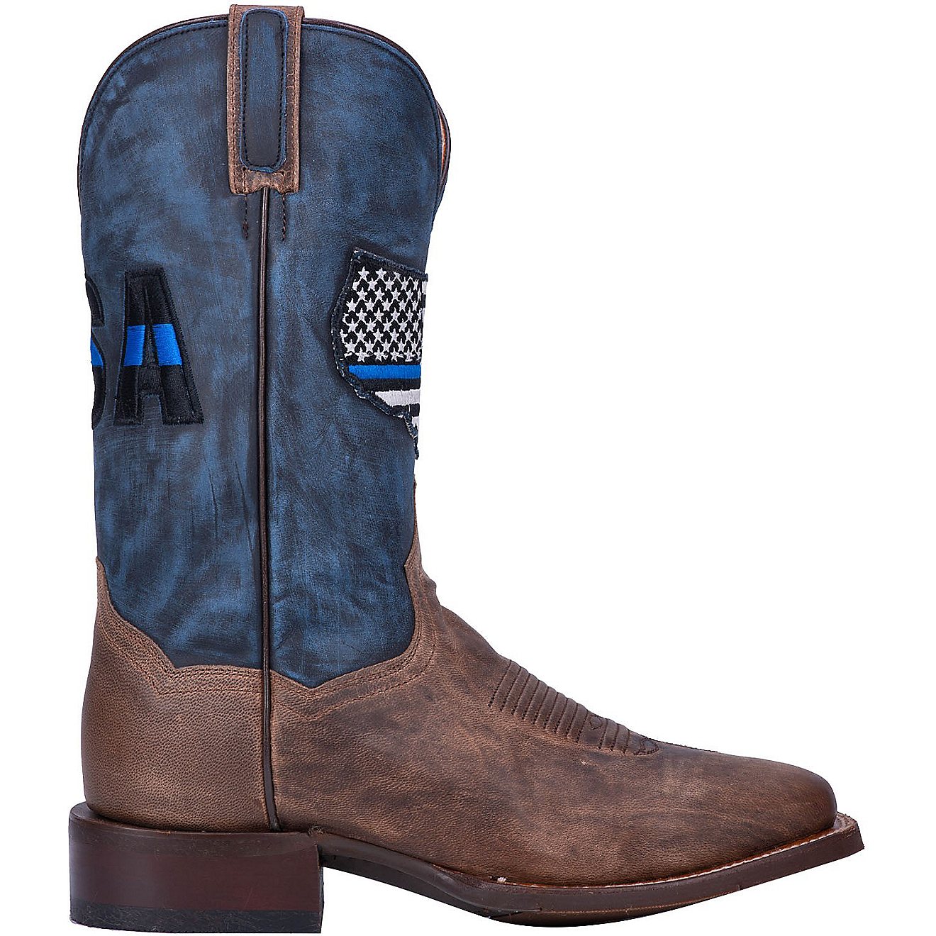 Dan Post Men's Thin Blue Line Leather Western Boots                                                                              - view number 2