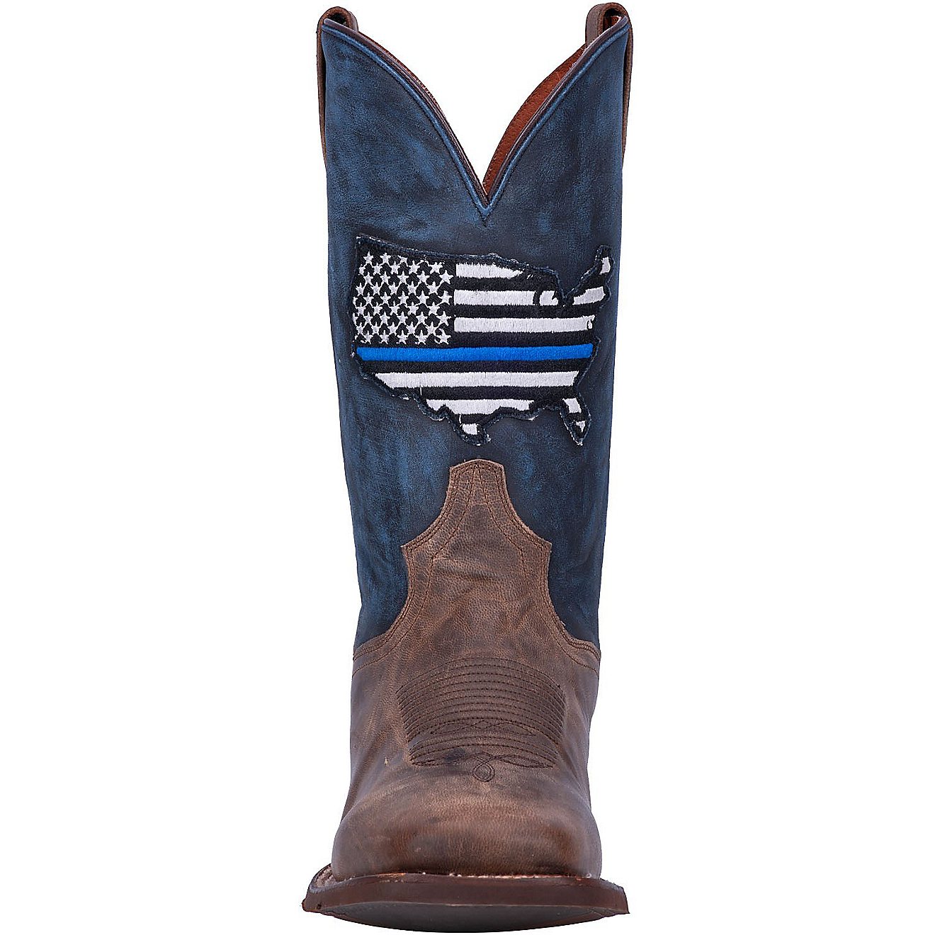 Dan Post Men's Thin Blue Line Leather Western Boots                                                                              - view number 4