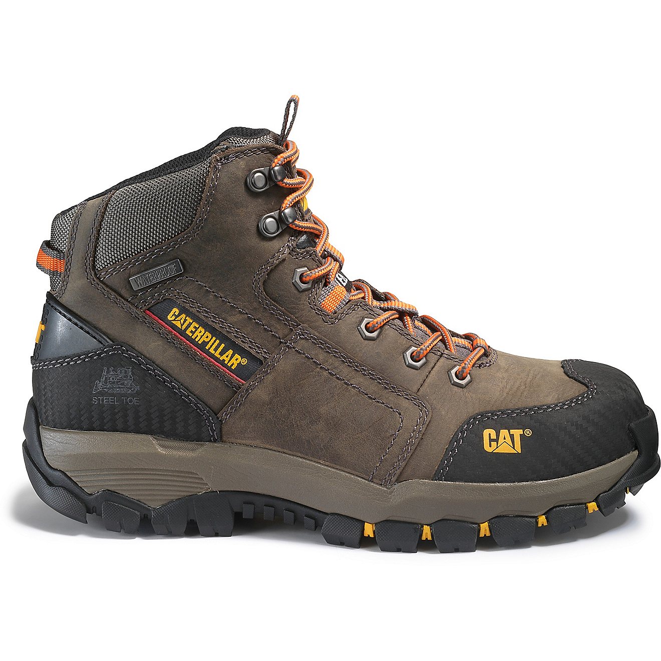 Cat Footwear Men's Navigator Mid EH Steel Toe Lace Up Work Boots                                                                 - view number 1
